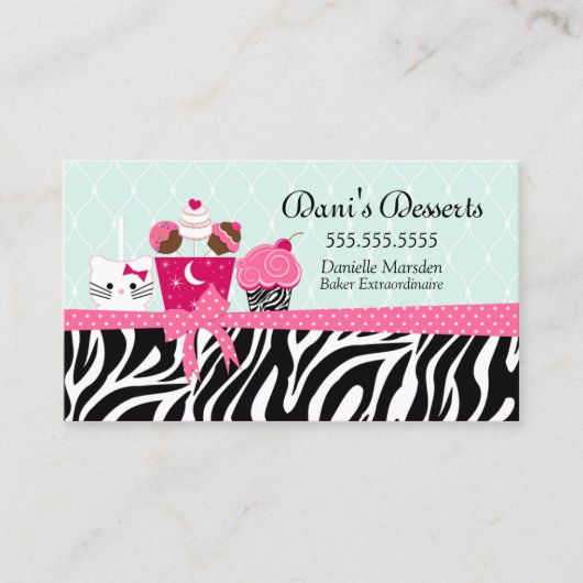 Carte De Visite Desserts de boulangerie (Devant)