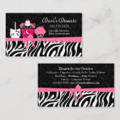 Carte De Visite Desserts de boulangerie (Devant / Derrière)