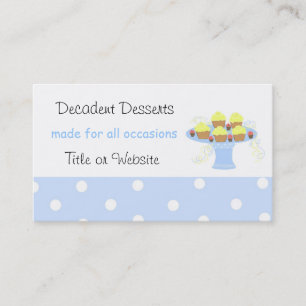 Carte De Visite Desserts Décadents