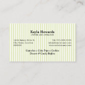 Carte De Visite Desserts doux (Dos)