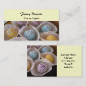 Carte De Visite Desserts Fantaisie (Devant / Derrière)