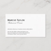 Carte De Visite Desserts Fruits entiers | Restauration (Dos)