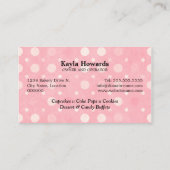 Carte De Visite Desserts Sucrés (Dos)