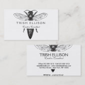 Carte De Visite Dessin classique de l'illustration de Queen Bee (Devant / Derrière)