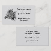 Carte De Visite Dessin d'aigle (Devant / Derrière)