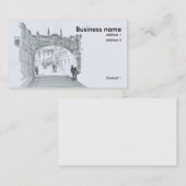 Carte De Visite Dessin d'arc géorgien (Devant / Derrière)