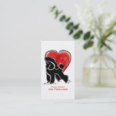 Carte De Visite Dessin de canicules (Debout devant)