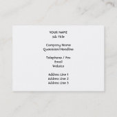 Carte De Visite Dessin de chat gris. (Dos)