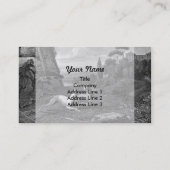 Carte De Visite Dessin de Chien gris italien (Dos)