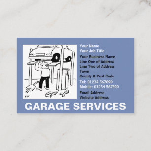 Carte De Visite Dessin de Garage Services