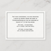 Carte De Visite Dessin d'éléphant vintage (Dos)