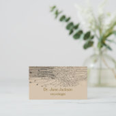 Carte De Visite Dessin d'un nerf sectionné - Neurologue (Debout devant)