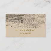 Carte De Visite Dessin d'un nerf sectionné - Neurologue (Devant)