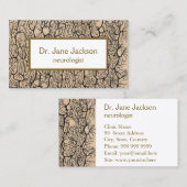 Carte De Visite Dessin neurologique Purkinje - Neurologue (Devant / Derrière)