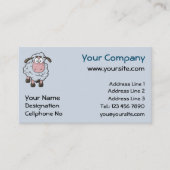 Carte De Visite Dessin sur le mouton (Devant)