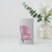 Carte De Visite Dessinateur d'intérieurs de vieux routier de (Debout devant)