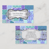 Carte De Visite Dessinateur d'intérieurs/décorateur professionnels (Devant / Derrière)