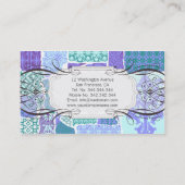 Carte De Visite Dessinateur d'intérieurs/décorateur professionnels (Dos)