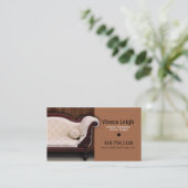 Carte De Visite Dessinateur d'intérieurs, vieux routier à la (Debout devant)