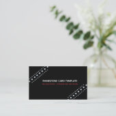 Carte De Visite Dessins de diamant - Rhinestone (Debout devant)