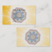 Carte De Visite Dessous de verre - Art fractal (Devant / Derrière)