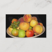 Carte De Visite Dessous de verre de fruits (Dos)