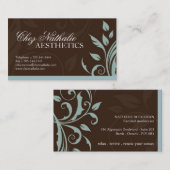 Carte de visite d'esthéticien (Devant / Derrière)