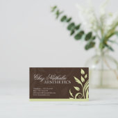 Carte de visite d'esthéticien (Debout devant)