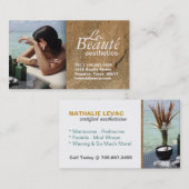 CARTE DE VISITE D'ESTHÉTICIEN (Devant / Derrière)
