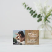 CARTE DE VISITE D'ESTHÉTICIEN (Debout devant)