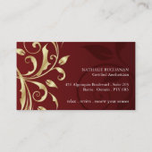 Carte de visite d'esthéticien (Dos)