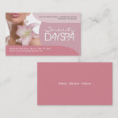 Carte de visite d'esthéticien (Devant / Derrière)