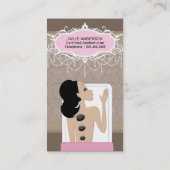 Carte de visite d'esthétique (Dos)