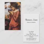 Carte De Visite Destin - John William Waterhouse (Devant / Derrière)