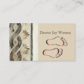 Carte De Visite Destinée Du Podiatriste Orthopédiste (Devant)