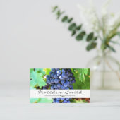 Carte de visite d'établissement vinicole de (Debout devant)