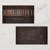 Carte de visite d'étagère d'avocats (Devant / Derrière)