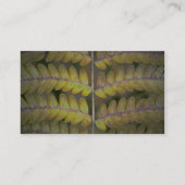 Carte De Visite Détail abstrait de fougère (Dos)