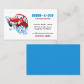 Carte De Visite Détail auto de voiture Service de lavage de voitur (Devant / Derrière)