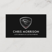 Carte De Visite Détail auto moderne Logo Lave-auto mobile (Devant)