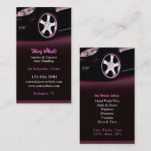 Carte de visite Détail automatique (Devant / Derrière)