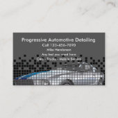 Carte De Visite Détail automatique du cool mobile (Devant)