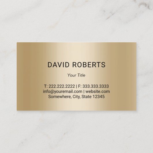 Carte De Visite Détail Automatique Gold 5 étoiles Nettoyage de voi (Dos)