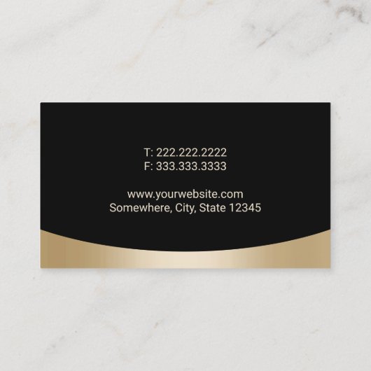 Carte De Visite Détail automatique Lave-auto Automotive Black & Go (Dos)