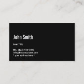 Carte De Visite Détail automatique Lave voiture moderne (Dos)