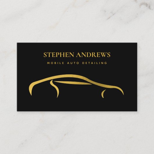 Carte De Visite Détail automatique Nettoyage automatique Réparatio (Devant)