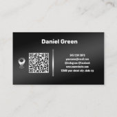 Carte De Visite Détail automatique QR Google Maps (Dos)