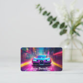 Carte De Visite Détail automatique / Réparation (Debout devant)