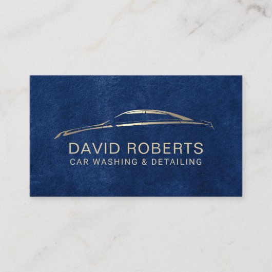 Carte De Visite Détail automatique Réparation automobile Marine Ve (Devant)