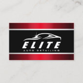 Carte De Visite Détail automatique Spa automatique moderne Black R (Devant)